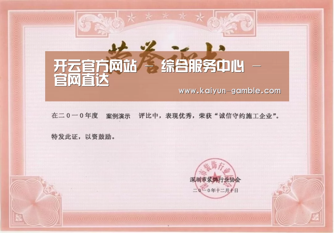 荣誉证书二